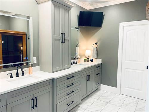 Modern European Frameless Bathroom Cabinets