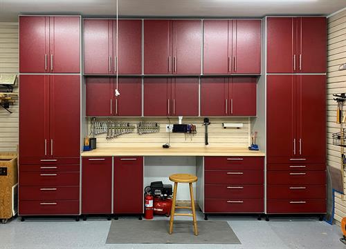 Garage Cabinets - Durable Powder-coated garage cabinets and storage systems