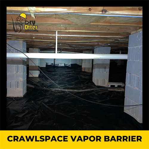 Install vapor barriers to crawl spaces