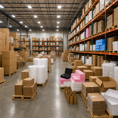Packaging Supplies and Warehouse Inventory Management
