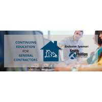 Continuing Education for General Contractors-8am