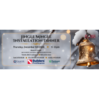 Installation Dinner & Jingle Mingle-5pm