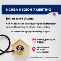 NCHBA Region 7 Meeting-3:00pm