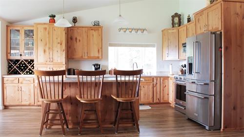 Rustic Alder Kitchen with natural finish