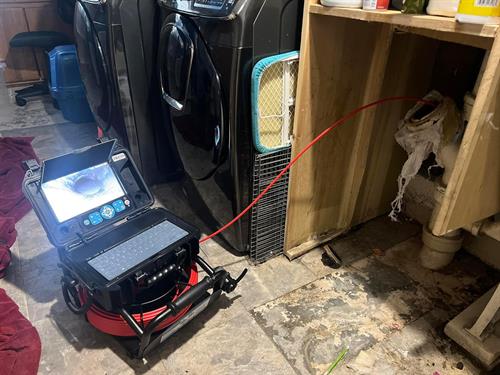 We Offer Sewer Camera Inspections!