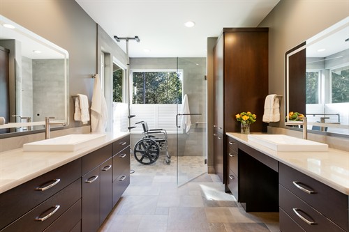 Aging in Place primary bathroom