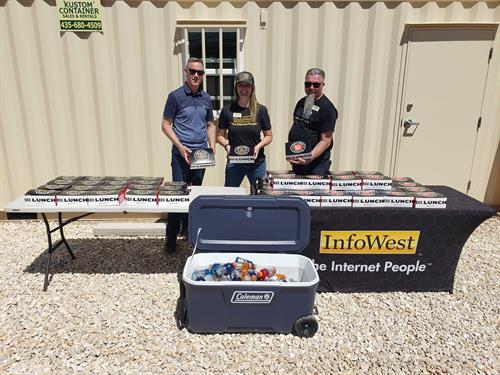 Founder and CEO of InfoWest visiting our customers on site! Founder and CEO of InfoWest visiting our customers on site!