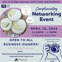Networking Event: Free Headshots, Lunch and Treats (Delta)
