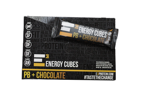 PB + Chocolate E3 Energy Cubes
