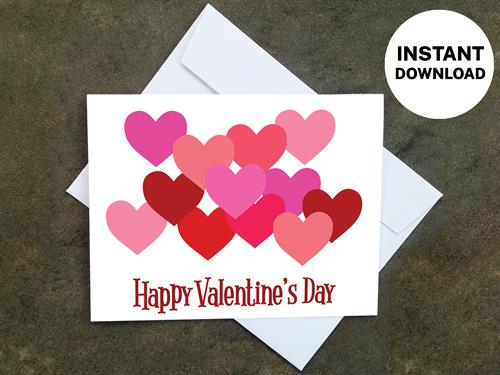 This is one of many cute Valentine's Day greetings in the shop.