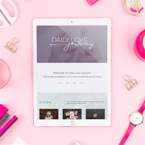 Daily Love Journey Visual Brand, Website Design and Development