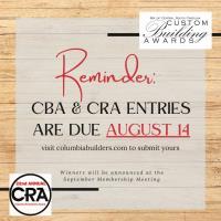 CBA & CRA Entry Deadline