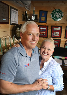 Cool Care's Owners Kenny and Teresa Wardlaw