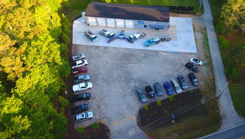 Aerial view of our location- 1029 Lykes Lane Irmo, SC. 