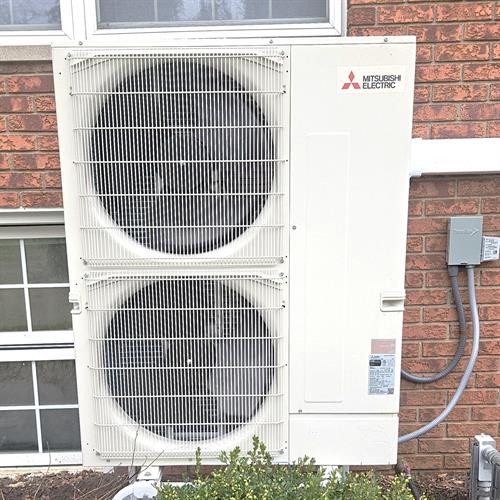 Mitsubishi heat pump with Intellicoil Mitsubishi heat pump with Intellicoil