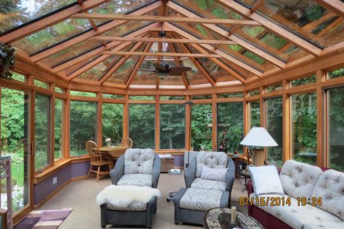 All wood Conservatory