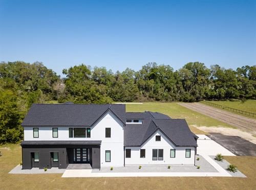 Contemporary custom home build