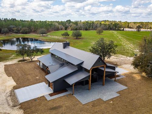 Horse farm custom home build