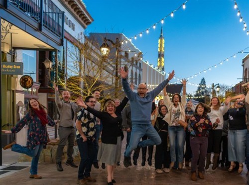 Having fun on Mill St.