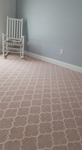 Pattern carpet perfect for a princess!