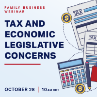 zTax and Economic Legislative Concerns for Families and Family Business