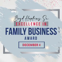 2023 Boyd Hopkins, Sr. Excellence in Family Business Award Dinner and Legacy Tour
