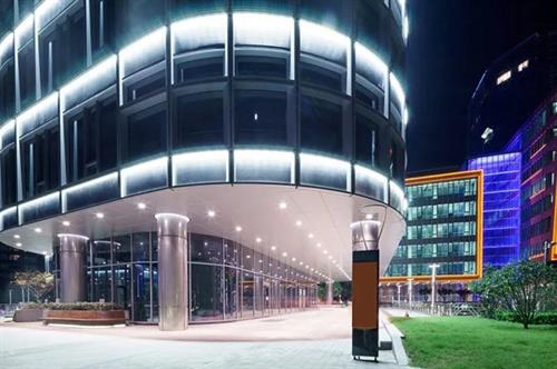 Commercial lighting installation in Anacortes, WA by Dews Electric — improving safety, visibility, and energy savings for local businesses with custom LED solutions.