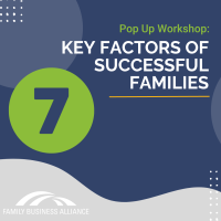 Pop Up Workshop: Key Factors of Family Success