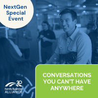 NextGen Event: The Conversations You Can't Have Anywhere