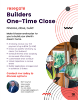 Builders One-Time Close