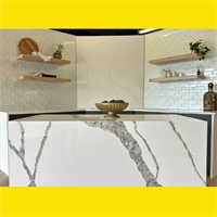 Our stunning quartz countertops offer the perfect blend of elegance and durability for your kitchen.