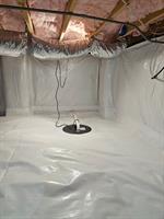 Encap with sump pump