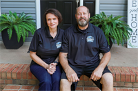 Jeff and Shannon Melton owners of Queen City Hauling