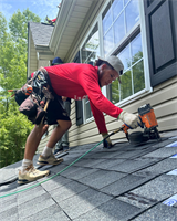 Professional roof installation in progress in Charlotte, NC