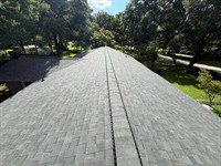 New asphalt shingle roof installed on a Charlotte, NC home