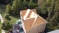 Residential roof replacement completed from tear-off through final installation with Owens Corning Duration shingles.