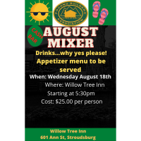 5:30 PM Summer Mixer at Willow Tree Inn