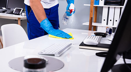 Sanitization and high touch point cleaning is part of every service