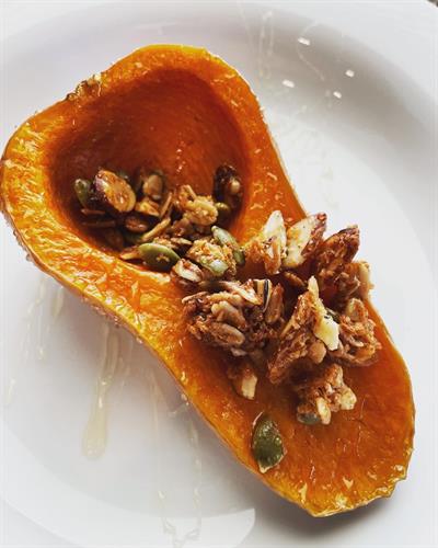 OriginalGrounded Granola on Roasted Butternut Squash