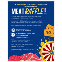 The Darien Lions Club Meat Raffle