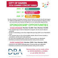 Summer Concert Series 2026 Sponsorship Opportunities