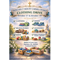 Our Lady of Mount Carmel Clothing Drive