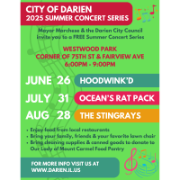 City of Darien 2025 Summer Concert Series