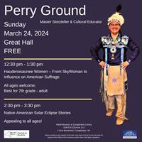 Perry Ground: Master Storyteller & Cultural Educator