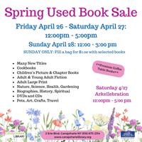 Spring Used Book Sale 2024