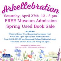 Arkellebration featuring the Spring Used Book Sale
