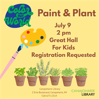 Paint and Plant at The Canajoharie Library