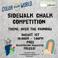 Sidewalk Chalk Competition at The Canajoharie Library