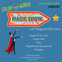 Magic Show with Ron Cain at The Canajoharie Library