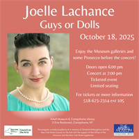 Joelle Lachance - Guys or Dolls concert at the Arkell Museum